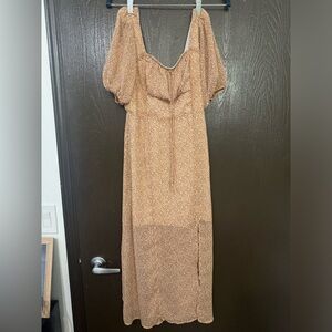 Sienna Sky Tan Maxi Dress